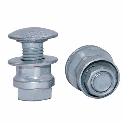 Galvanizado de aço carbono Hex Guardrail Splice Bolts 5/8 &quot;-11X 2&quot; para estrada antiterrorismo