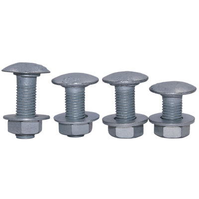 Galvanizado de aço carbono Hex Guardrail Splice Bolts 5/8 &quot;-11X 2&quot; para estrada antiterrorismo
