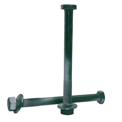 Galvanizado de aço carbono Hex Guardrail Splice Bolts 5/8 &quot;-11X 2&quot; para estrada antiterrorismo