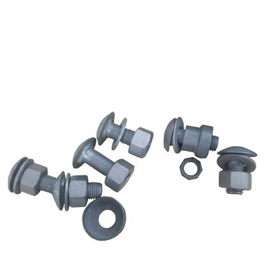 Galvanizado de aço carbono Hex Guardrail Splice Bolts 5/8 &quot;-11X 2&quot; para estrada antiterrorismo
