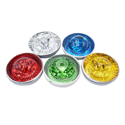 Vermelho Azul Amarelo Branco Verde Vidro Temperado Solar Olho de Gato Refletor Rodoviário Alimentado