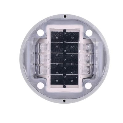 Segurança rodoviária Olhos de gato Vidro Solar Flashing Road Studs para iluminação rodoviária