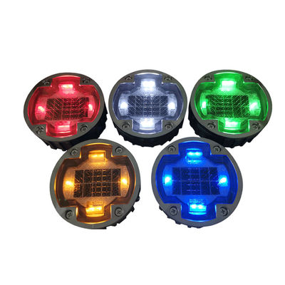 Segurança rodoviária Olhos de gato Vidro Solar Flashing Road Studs para iluminação rodoviária