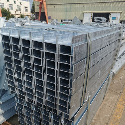 Q235 Q345 150*100*4.3*5.5mm Galvanizado a quente