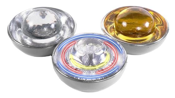 Cat Eye Solar Flashing Light Glass Road Stud para a segurança do tráfego rodoviário em G105