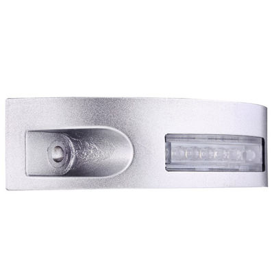 LED solar de alumínio fundido semicírculo de olho de gato Rod Stud para aviso de segurança do tráfego rodoviário