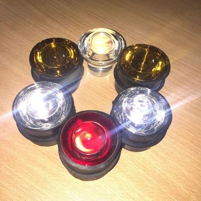 104*123*23mm LED Solar Cat Eye Flashing Marker Reflective Road Stud OEM
