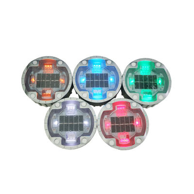 Marcador LED de dois lados reflector de olho de gato Solar Road Stud para normas de segurança rodoviária