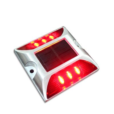 Marcador LED de dois lados reflector de olho de gato Solar Road Stud para normas de segurança rodoviária