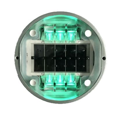 Alto reflexo de alumínio liga de marcação de estradas de energia solar Rod Stud para a segurança rodoviária