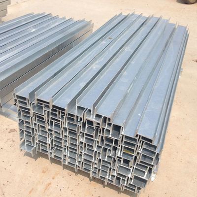Q235 Q345 Aço galvanizado W-Beam Corrugated Guardrail H Post para a segurança do tráfego rodoviário