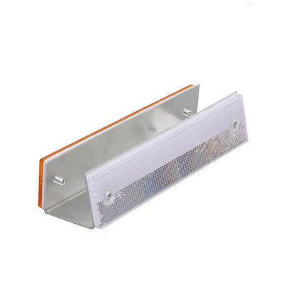 Reflector de luzes rodoviárias com post de aviso de segurança de PVC e corrimão de proteção de borboleta de barreira