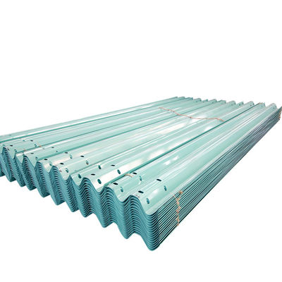 CE/BV/ISO 18001 Certificado W Beam 2 Curva de proteção de aço flexível para barreira de colisão na estrada