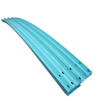 Rodovia de aço de cor personalizada com vigas onduladas curvas com material Q235 Q345