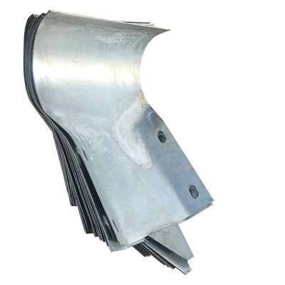 Galvanizado e revestido em pó W-Beam Highway Guardrail Bullnose End para S235JR S355JR