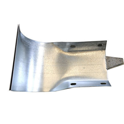 Galvanizado e revestido em pó W-Beam Highway Guardrail Bullnose End para S235JR S355JR