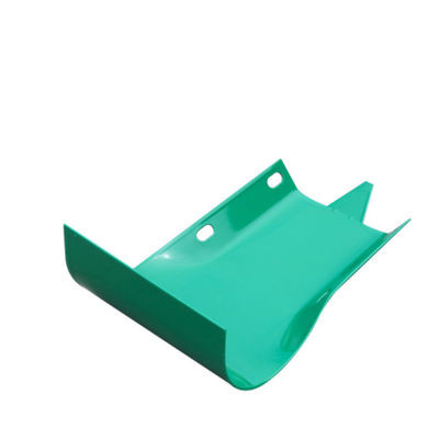 Galvanizado e revestido em pó W-Beam Highway Guardrail Bullnose End para S235JR S355JR