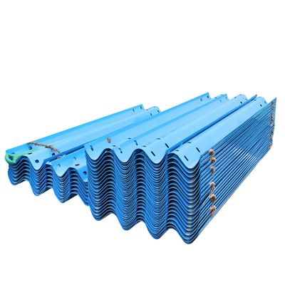 Q235 Q345 Aço personalizado W Beam Guardrail Barreira rodoviária Barreira rodoviária