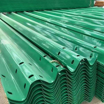 Q235 Q345 Aço personalizado W Beam Guardrail Barreira rodoviária Barreira rodoviária