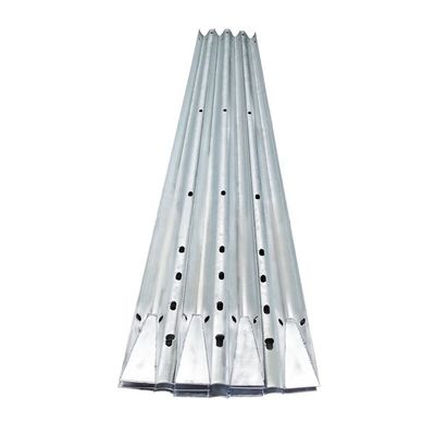 Barreira de trânsito de rodovia galvanizado W Beam Guardrail com revestimento de zinco personalizado