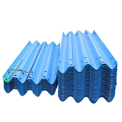 Galvanizado Q235 Q345 Color Coated American Standard Highway Guardrail Barreira de trânsito