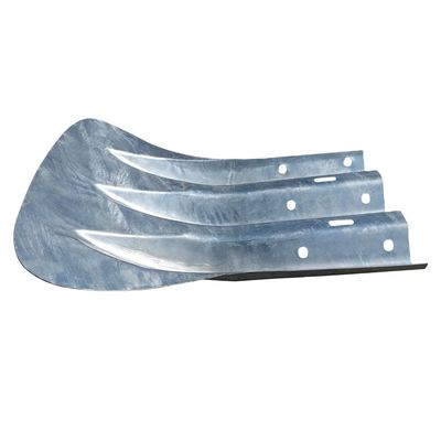Rodoviária Guardrail Fishtail Terminal End Wings para segurança ao ar livre e tamanho personalizado