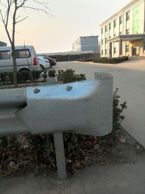 ISO9001 2000 Certificado W-beam Galvanizado Guardrail Terminal Redondo Fim de Estrada