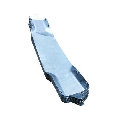 Ferradura de proteção de estrada galvanizada de feixe W, extremidade das asas, extremidade tampão de aço com revestimento em pó