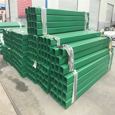 Facilmente montado 4x4 Galvanizado Quadrado Post Metal vedação para Highway Guardrail