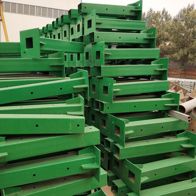 Postes de flange galvanizados e revestidos de pó para barreiras de beira de estrada AASHTO M-180