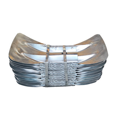 Barreira de controle de multidão vedação galvanizado de aço galvanizado rodoviário guarda-corredor cauda de peixe fim