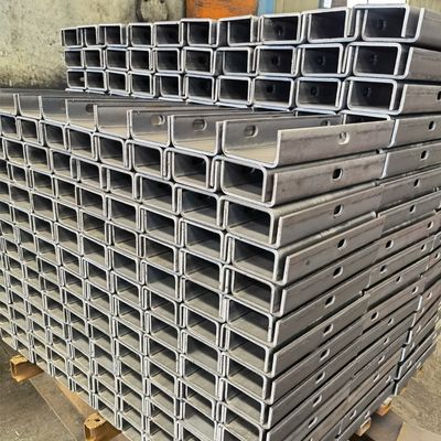 Postes de vedação de aço tipo U, com certificação ISO anti-corrosiva, para corrimão rodoviário laminado a quente