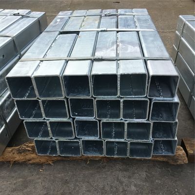 Segurança do Trânsito Rodoviário Personalizado Guarda-corredor Quadrado Post Quente Mergulhado Galvanizado e Durável