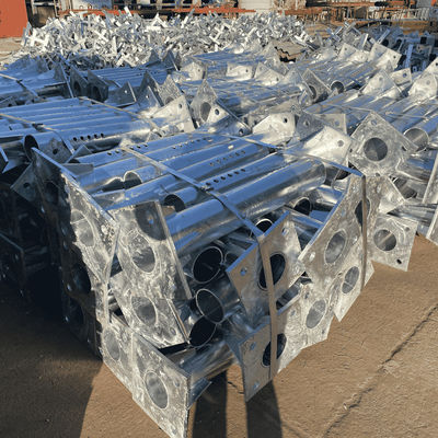 Post de flange de guarda rodoviária com material de aço inoxidável com padrão