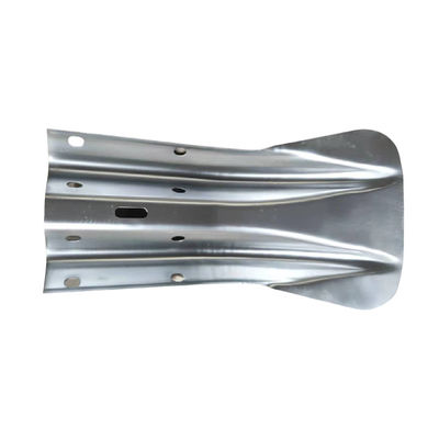 Q235 Q345 Galvanizado Highway Guardrail Fishtail End para barreira de aço anticorrosivo