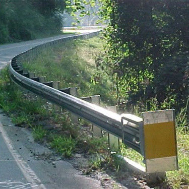 ISO9001 2008 Certificado Barreira de Tráfego Estrada de aço inoxidável Curva curva guardas