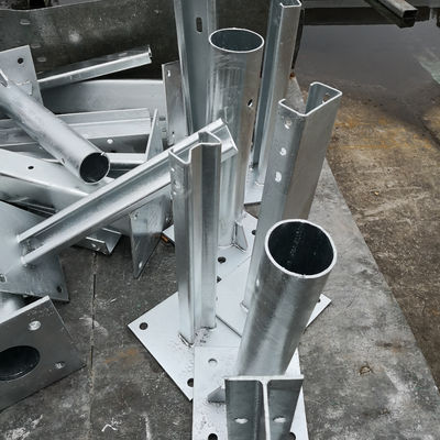 Post de flange de metal galvanizado anticorrosivo para segurança e fiabilidade na estrada
