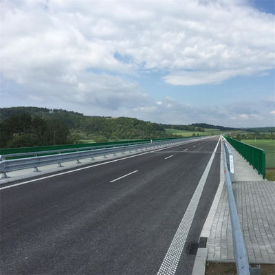 Relógio de proteção de metal personalizado para rodovia W Beam com extremo terminal SKT de aço Exportado para as Filipinas