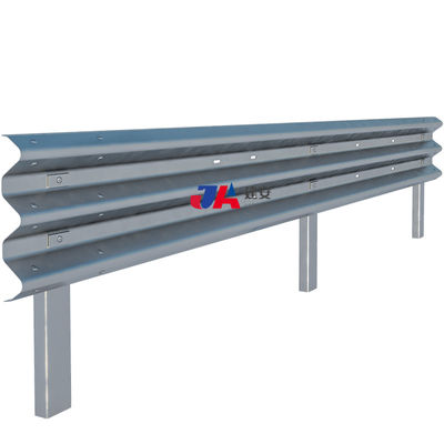 Revestimento de zinco personalizado Trie Beam Highway Guardrail com e características de segurança aprimoradas