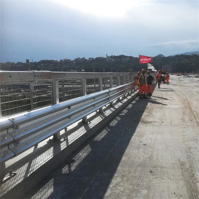Revestimento de zinco personalizado Trie Beam Highway Guardrail com e características de segurança aprimoradas