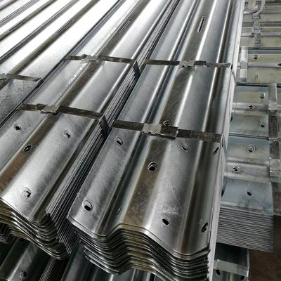 Segurança rodoviária Usado corrimão rodoviário revestimento de zinco 550-600 g/m2 galvanizado a quente