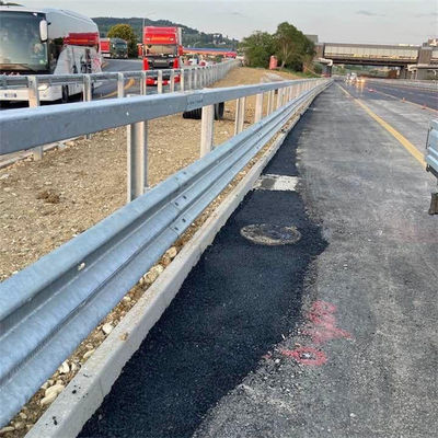 Segurança exterior revestido de pó de cor de aço padrão guarda rodoviária para a segurança do tráfego